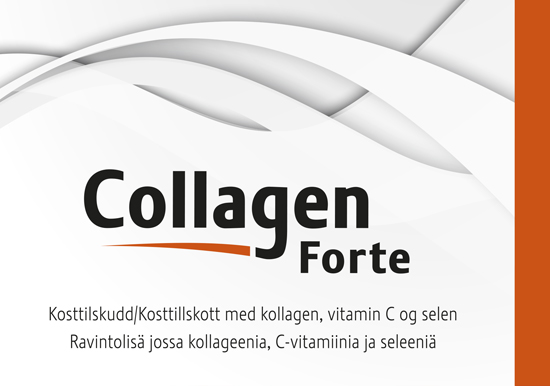 Ett paket med kosttillskottet Collagen Forte